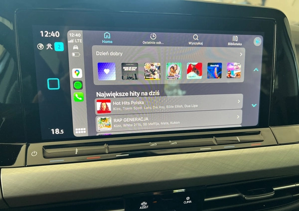Volkswagen Golf cena 65900 przebieg: 134361, rok produkcji 2020 z Hel małe 254